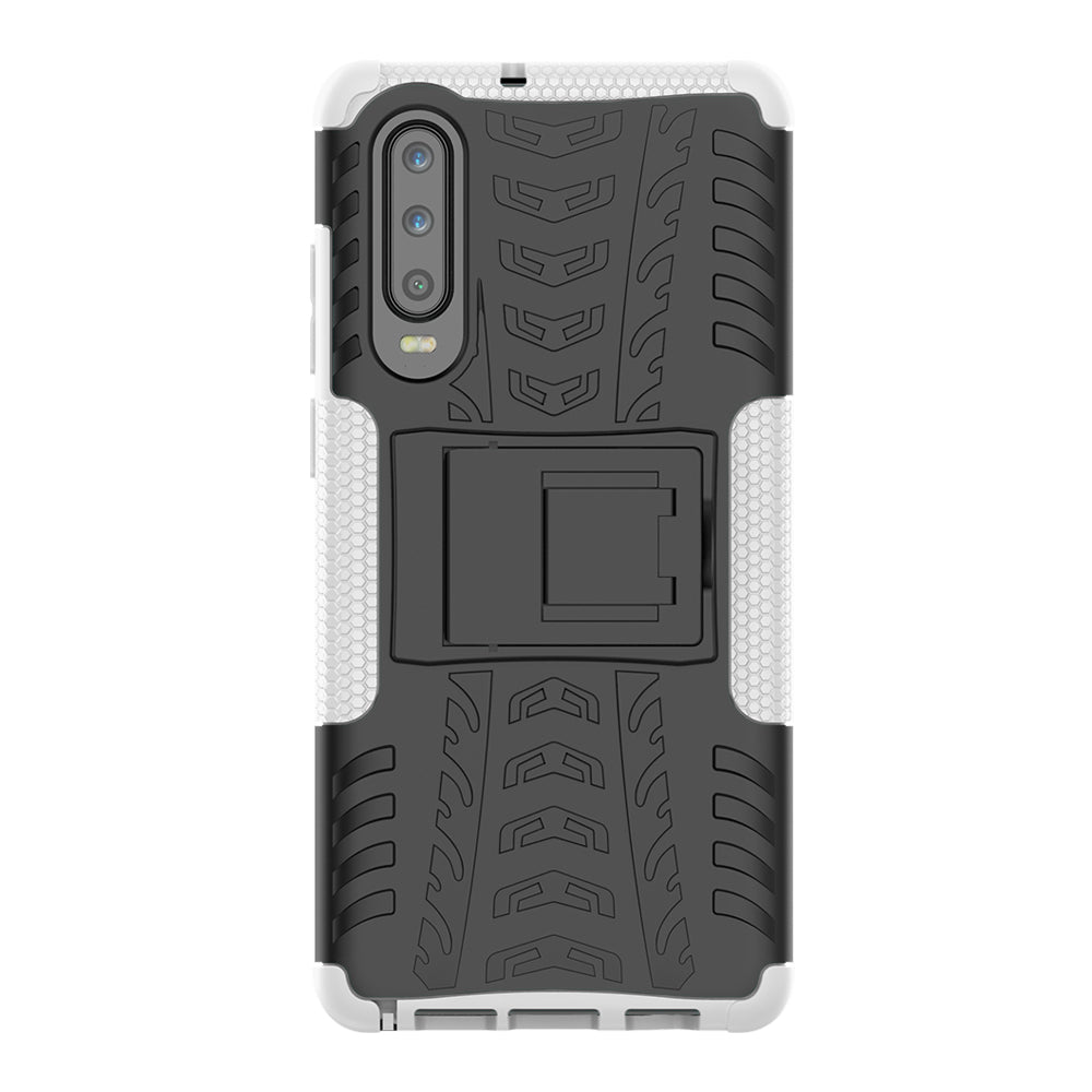 Anti-slip PC + TPU Hybrid Case with Kickstand for Huawei P30