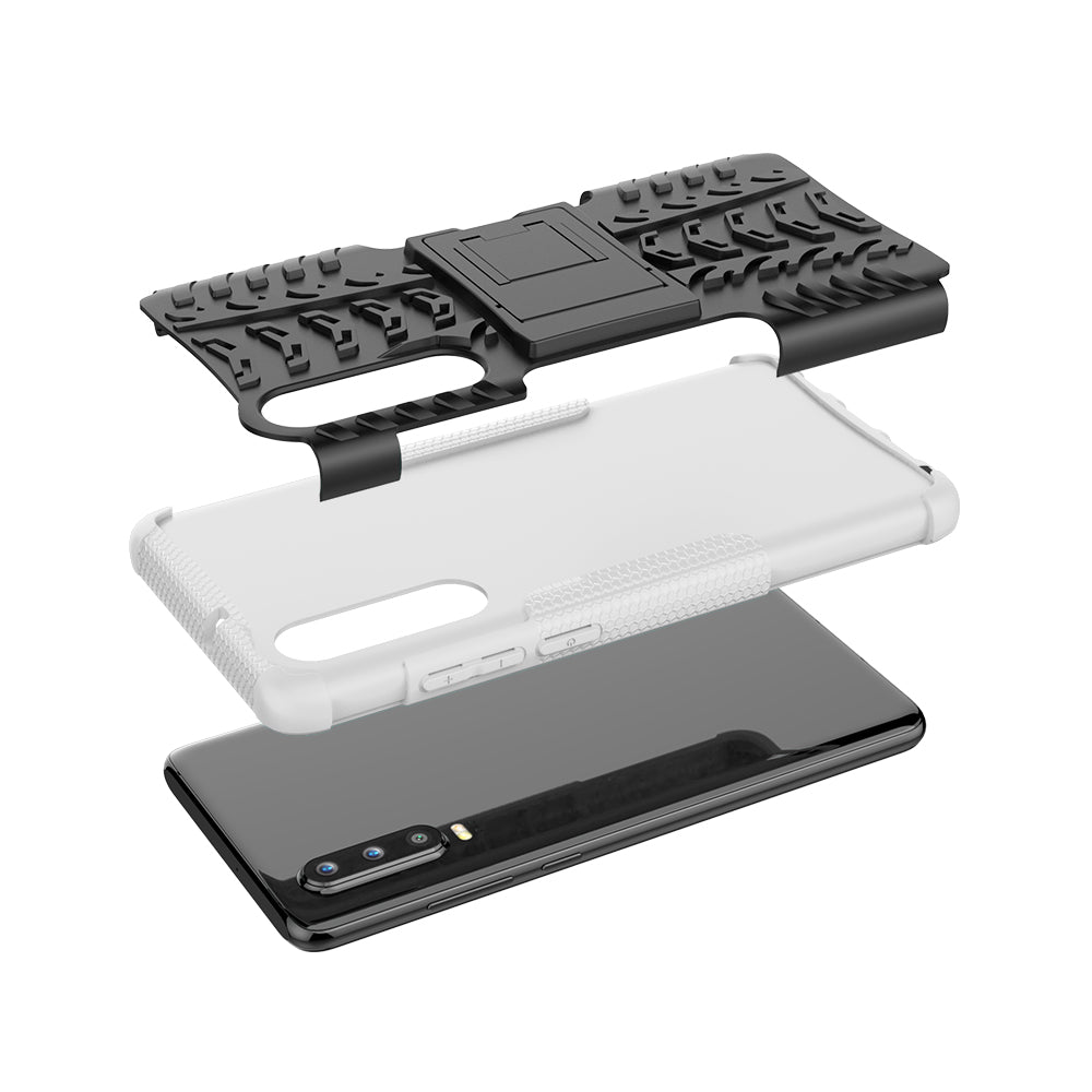 Anti-slip PC + TPU Hybrid Case with Kickstand for Huawei P30