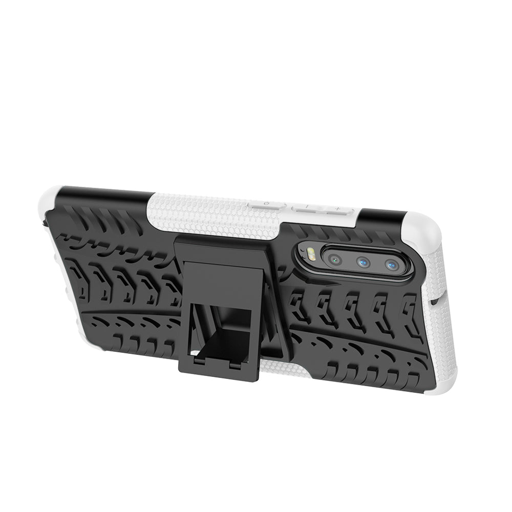 Anti-slip PC + TPU Hybrid Case with Kickstand for Huawei P30