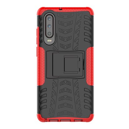 Anti-slip PC + TPU Hybrid Case with Kickstand for Huawei P30