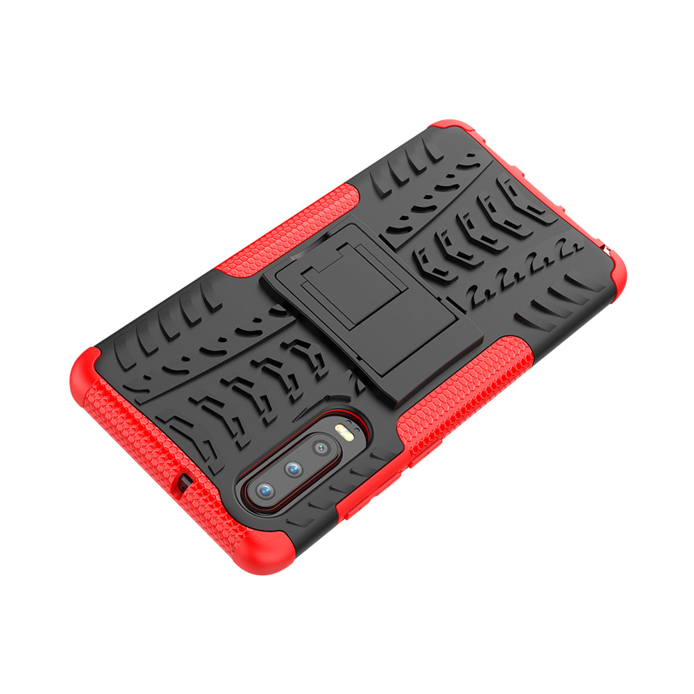 Anti-slip PC + TPU Hybrid Case with Kickstand for Huawei P30