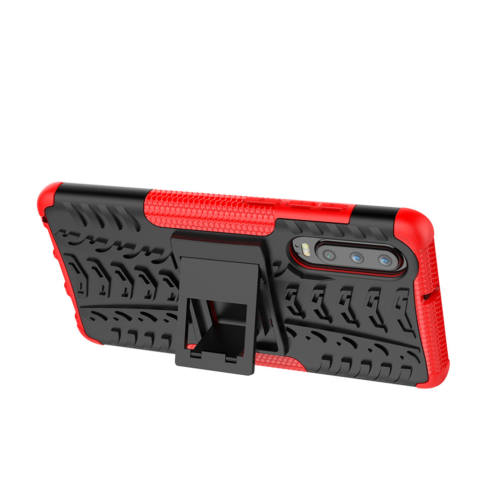 Anti-slip PC + TPU Hybrid Case with Kickstand for Huawei P30