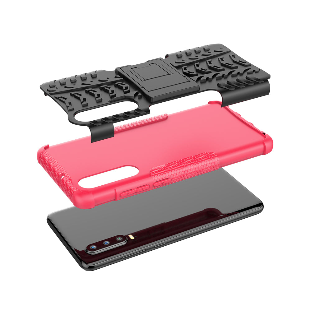 Anti-slip PC + TPU Hybrid Case with Kickstand for Huawei P30