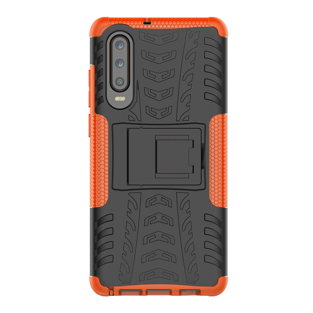 Anti-slip PC + TPU Hybrid Case with Kickstand for Huawei P30