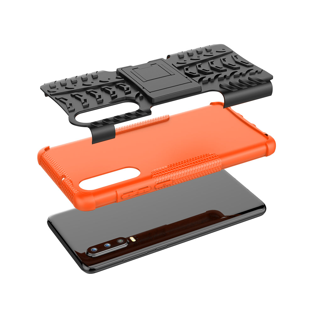 Anti-slip PC + TPU Hybrid Case with Kickstand for Huawei P30
