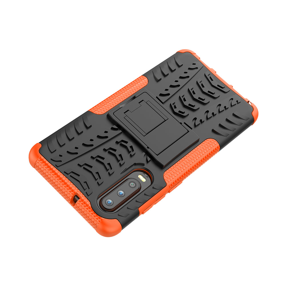 Anti-slip PC + TPU Hybrid Case with Kickstand for Huawei P30