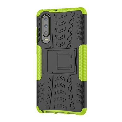 Anti-slip PC + TPU Hybrid Case with Kickstand for Huawei P30