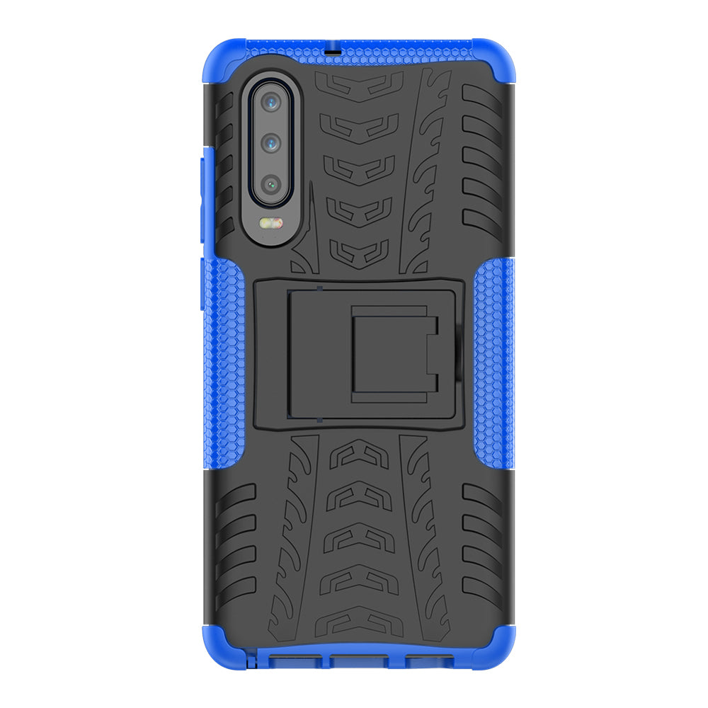Anti-slip PC + TPU Hybrid Case with Kickstand for Huawei P30