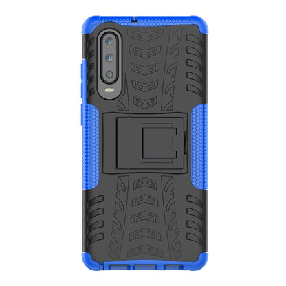 Anti-slip PC + TPU Hybrid Case with Kickstand for Huawei P30
