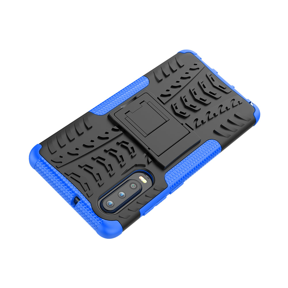 Anti-slip PC + TPU Hybrid Case with Kickstand for Huawei P30