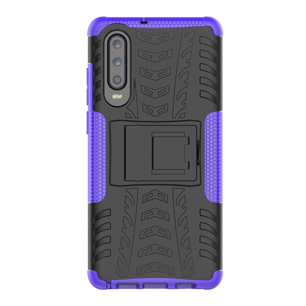 Anti-slip PC + TPU Hybrid Case with Kickstand for Huawei P30