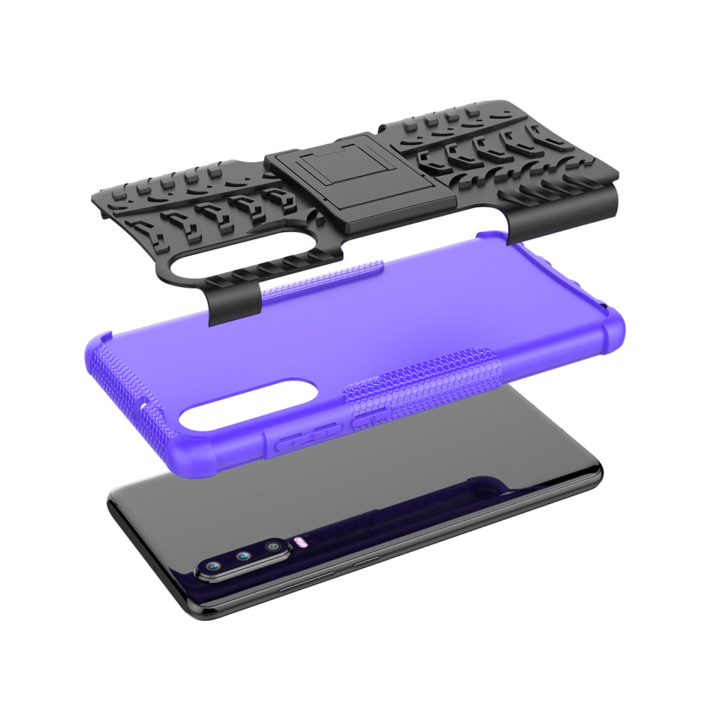 Anti-slip PC + TPU Hybrid Case with Kickstand for Huawei P30