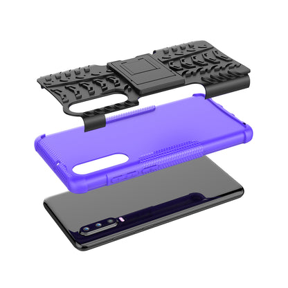Anti-slip PC + TPU Hybrid Case with Kickstand for Huawei P30