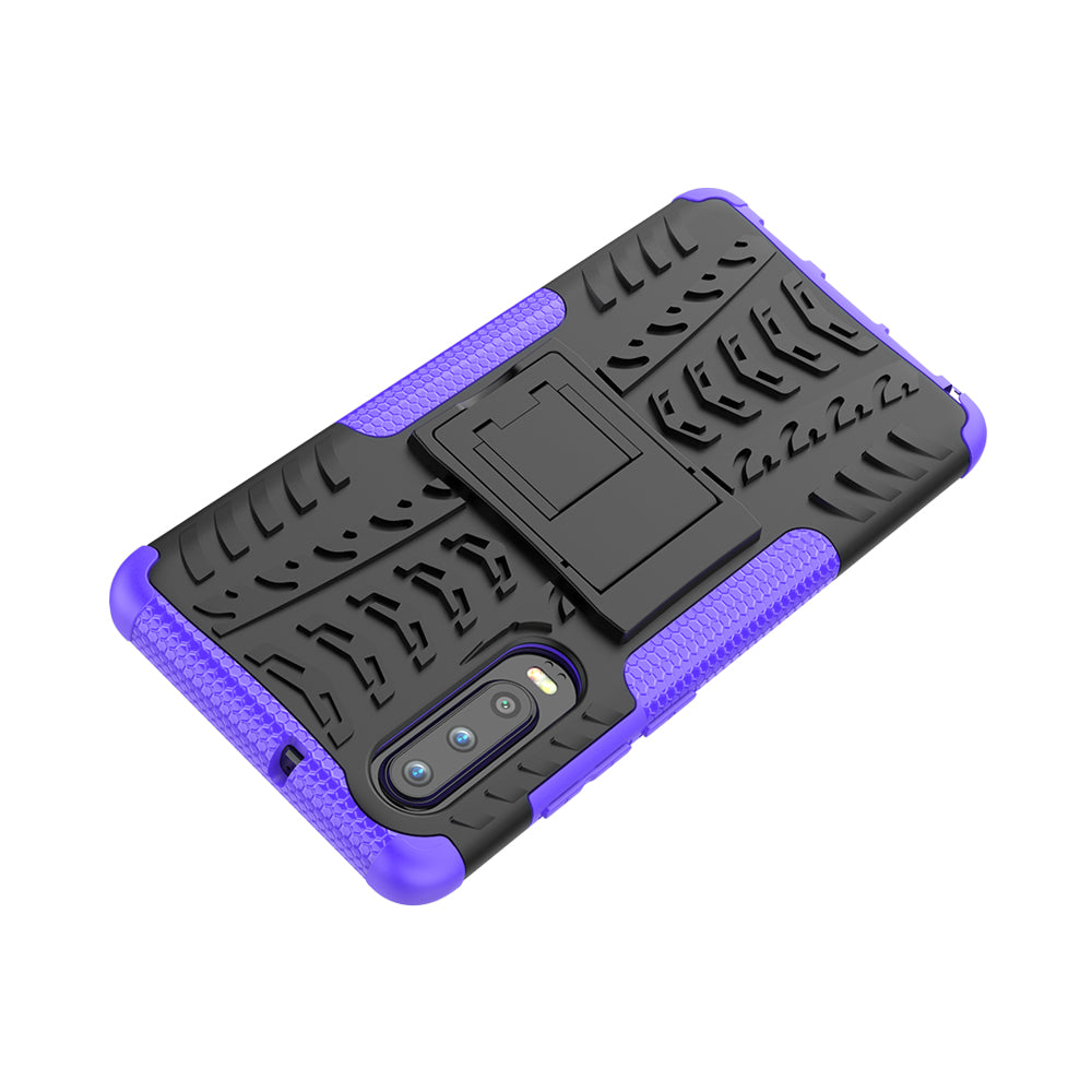 Anti-slip PC + TPU Hybrid Case with Kickstand for Huawei P30