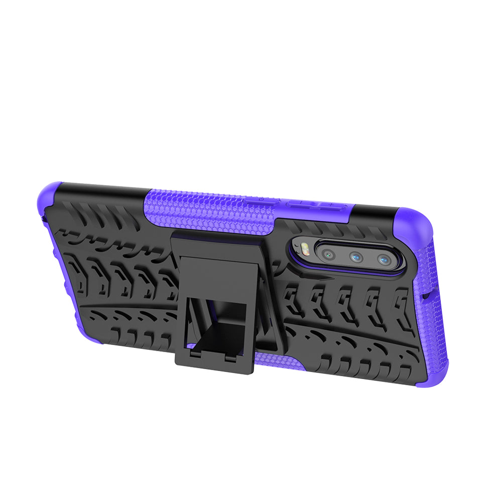 Anti-slip PC + TPU Hybrid Case with Kickstand for Huawei P30