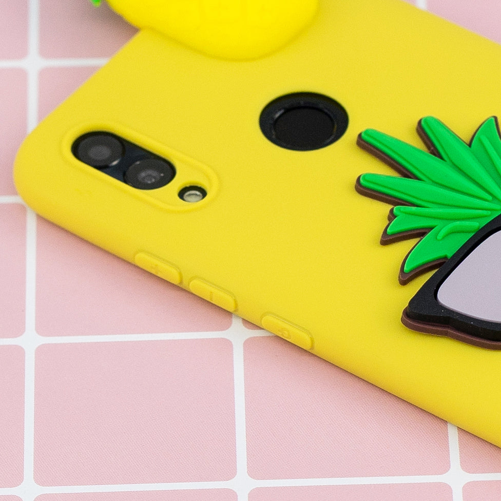 [3D Cute Doll] [Pattern Printing] TPU Gel Case for Huawei Honor 10 Lite / P Smart (2019)