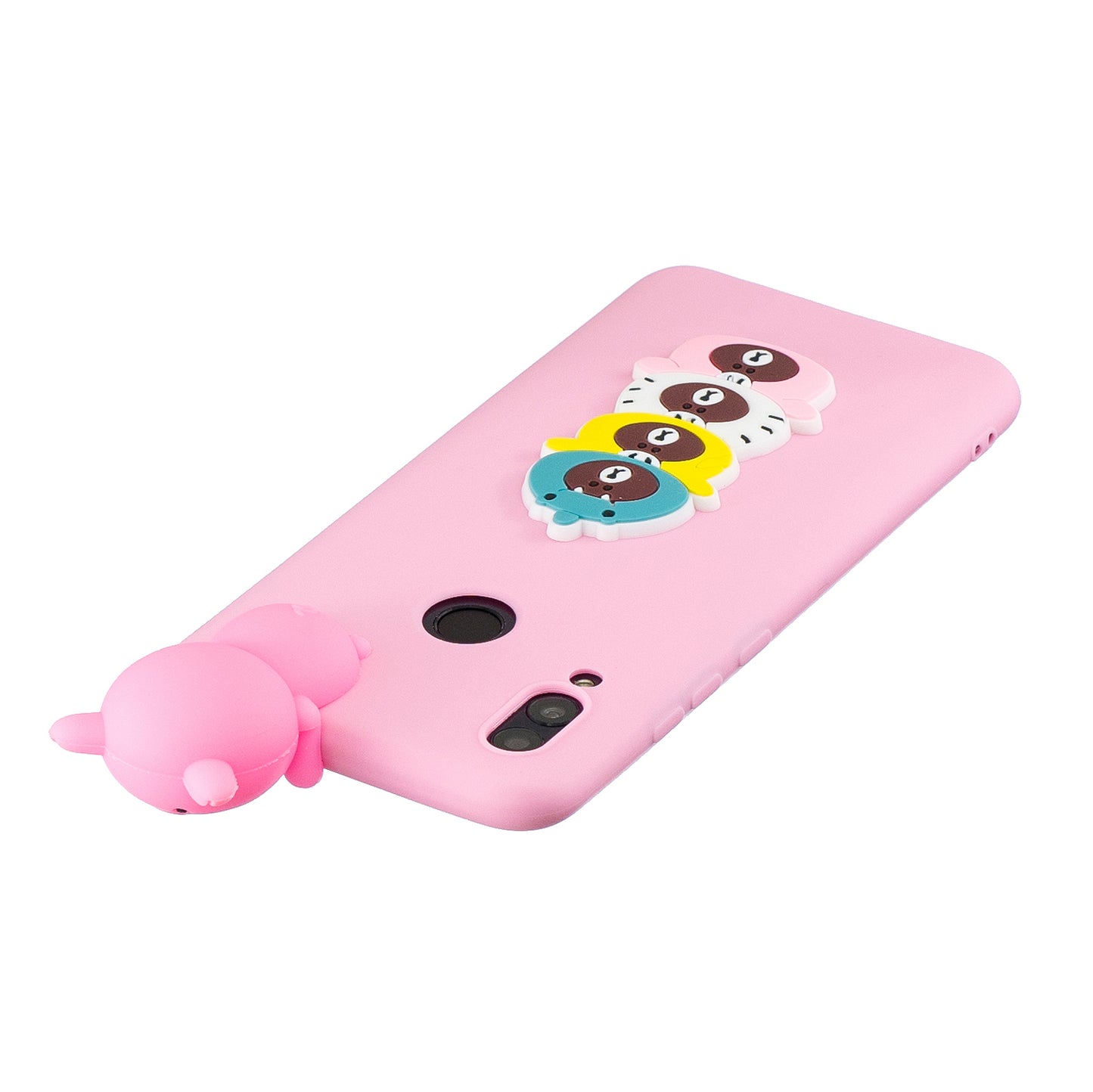 [3D Cute Doll] [Pattern Printing] TPU Gel Case for Huawei Honor 10 Lite / P Smart (2019)