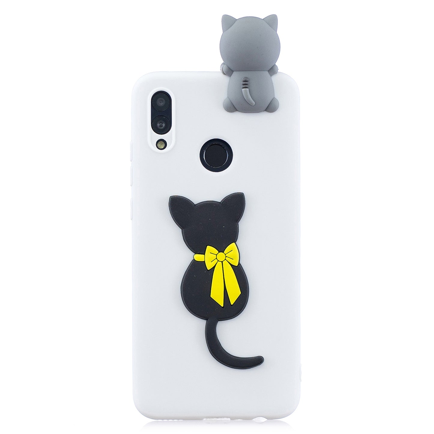 [3D Cute Doll] [Pattern Printing] TPU Gel Case for Huawei Honor 10 Lite / P Smart (2019)