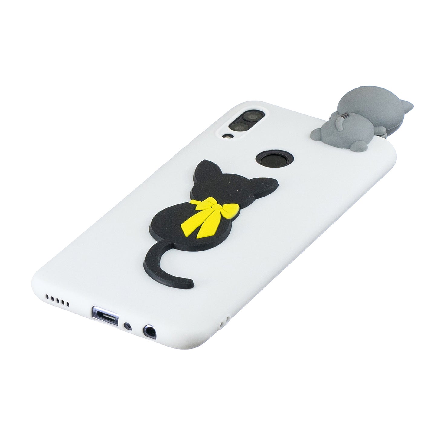 [3D Cute Doll] [Pattern Printing] TPU Gel Case for Huawei Honor 10 Lite / P Smart (2019)
