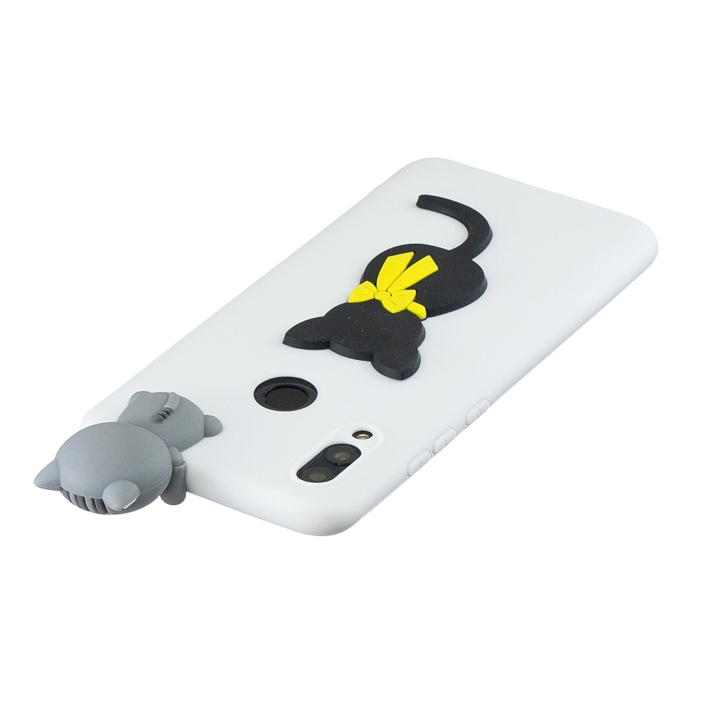 [3D Cute Doll] [Pattern Printing] TPU Gel Case for Huawei Honor 10 Lite / P Smart (2019)