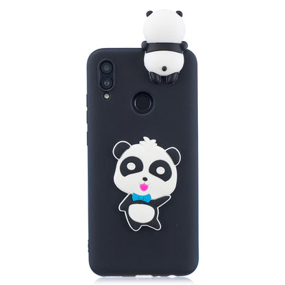 [3D Cute Doll] [Pattern Printing] TPU Gel Case for Huawei Honor 10 Lite / P Smart (2019)