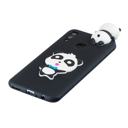 [3D Cute Doll] [Pattern Printing] TPU Gel Case for Huawei Honor 10 Lite / P Smart (2019)