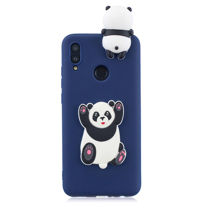 [3D Cute Doll] [Pattern Printing] TPU Gel Case for Huawei Honor 10 Lite / P Smart (2019)