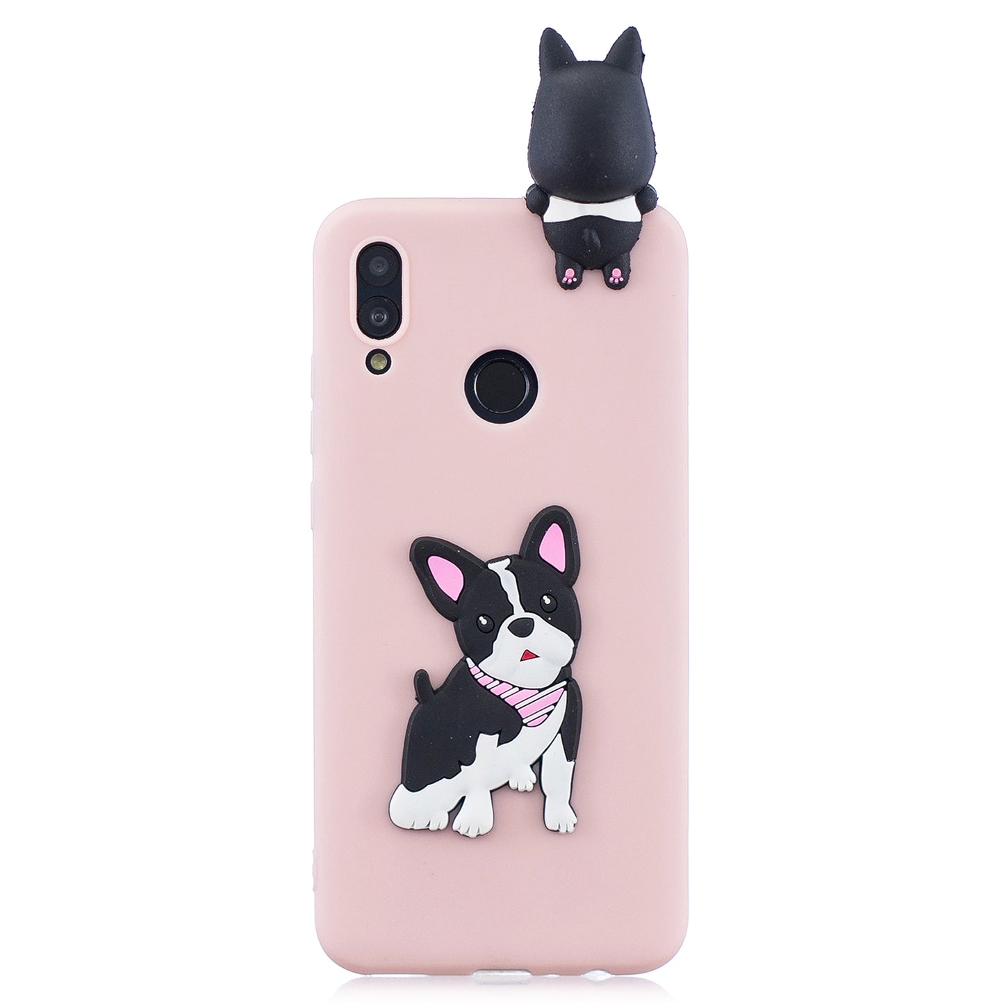 [3D Cute Doll] [Pattern Printing] TPU Gel Case for Huawei Honor 10 Lite / P Smart (2019)