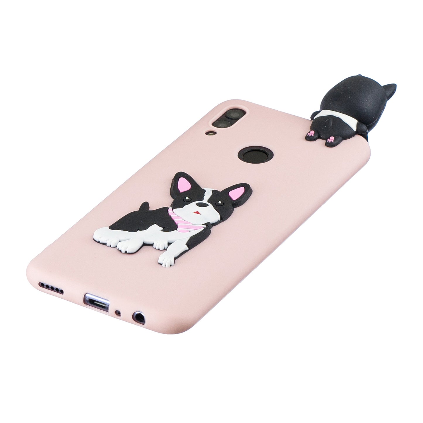 [3D Cute Doll] [Pattern Printing] TPU Gel Case for Huawei Honor 10 Lite / P Smart (2019)