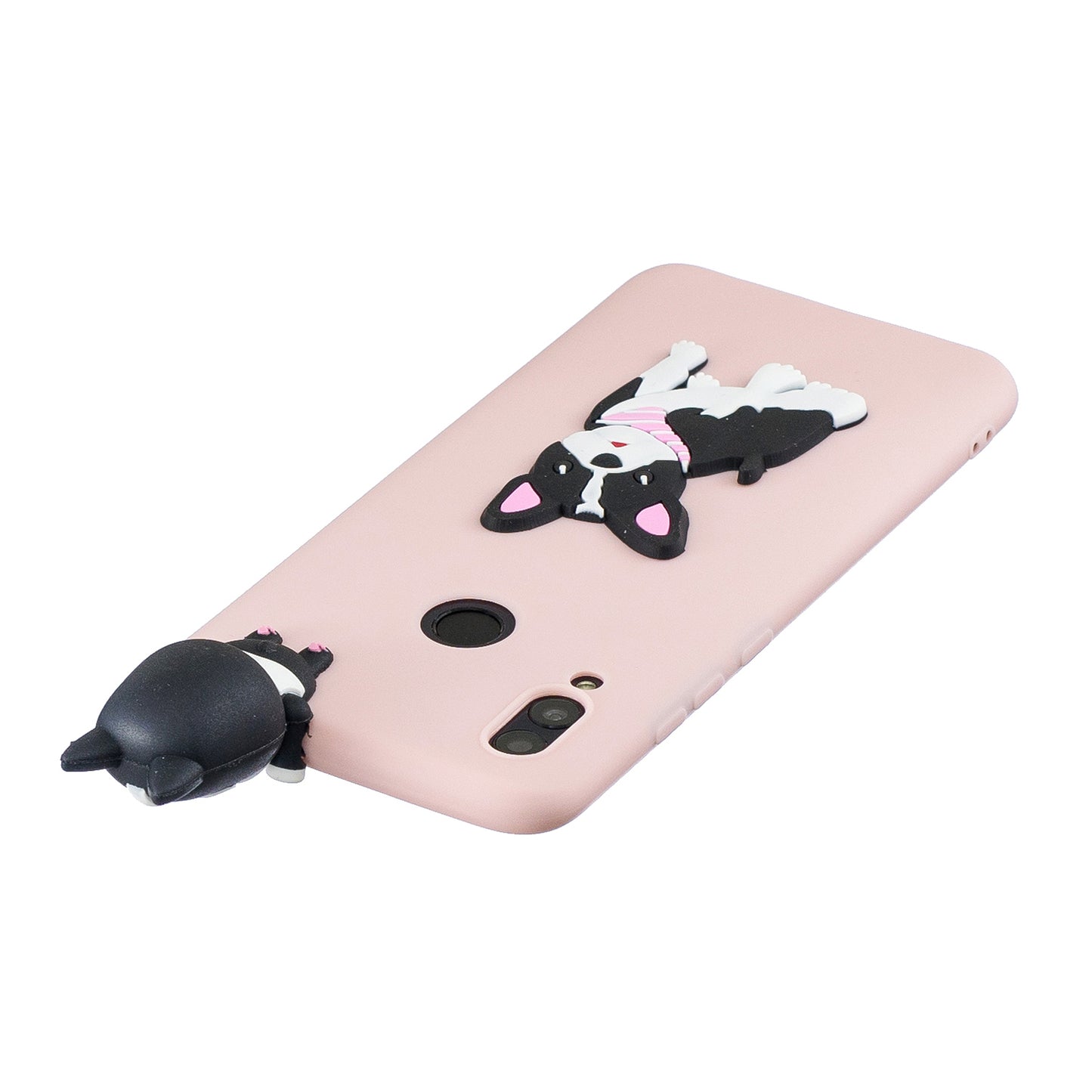 [3D Cute Doll] [Pattern Printing] TPU Gel Case for Huawei Honor 10 Lite / P Smart (2019)