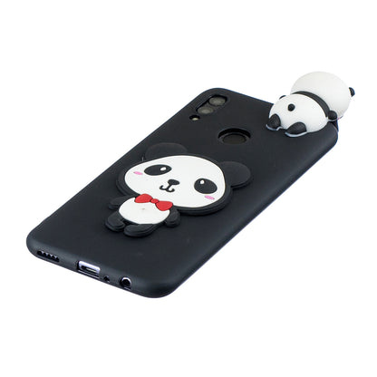 [3D Cute Doll] [Pattern Printing] TPU Gel Case for Huawei Honor 10 Lite / P Smart (2019)