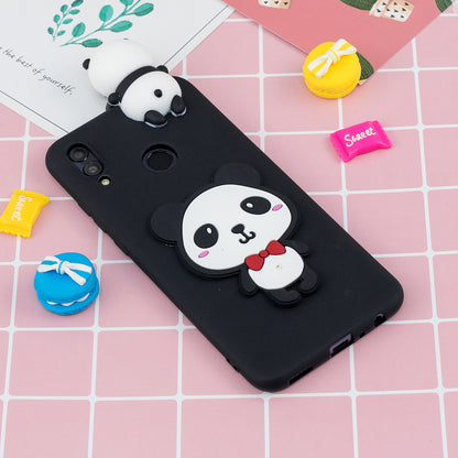 [3D Cute Doll] [Pattern Printing] TPU Gel Case for Huawei Honor 10 Lite / P Smart (2019)