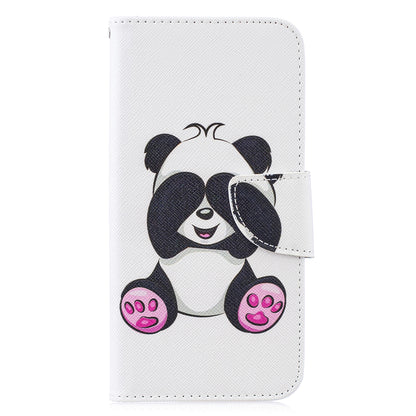 For Huawei P30 Lite Pattern Printing Leather Stand Wallet Case