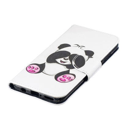 For Huawei P30 Lite Pattern Printing Leather Stand Wallet Case