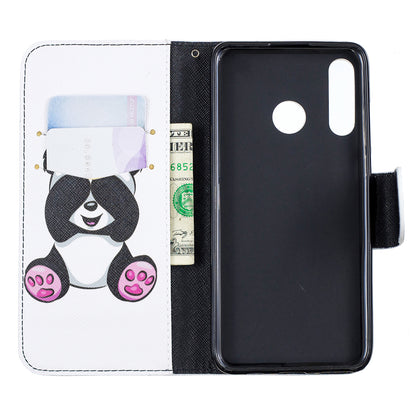 For Huawei P30 Lite Pattern Printing Leather Stand Wallet Case