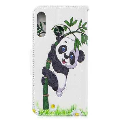 For Huawei P30 Lite Pattern Printing Leather Stand Wallet Case