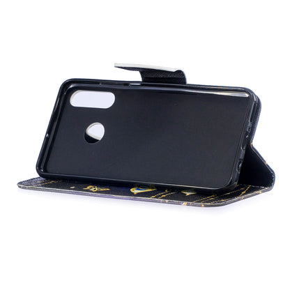 For Huawei P30 Lite Pattern Printing Leather Stand Wallet Case
