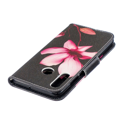 For Huawei P30 Lite Pattern Printing Leather Stand Wallet Case