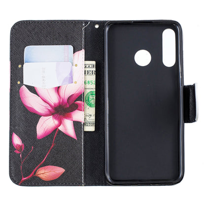 For Huawei P30 Lite Pattern Printing Leather Stand Wallet Case