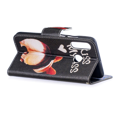 For Huawei P30 Lite Pattern Printing Leather Stand Wallet Case