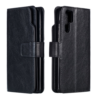 [9 Card Slots] Crazy Horse Leather Wallet Case for Huawei P30 Pro