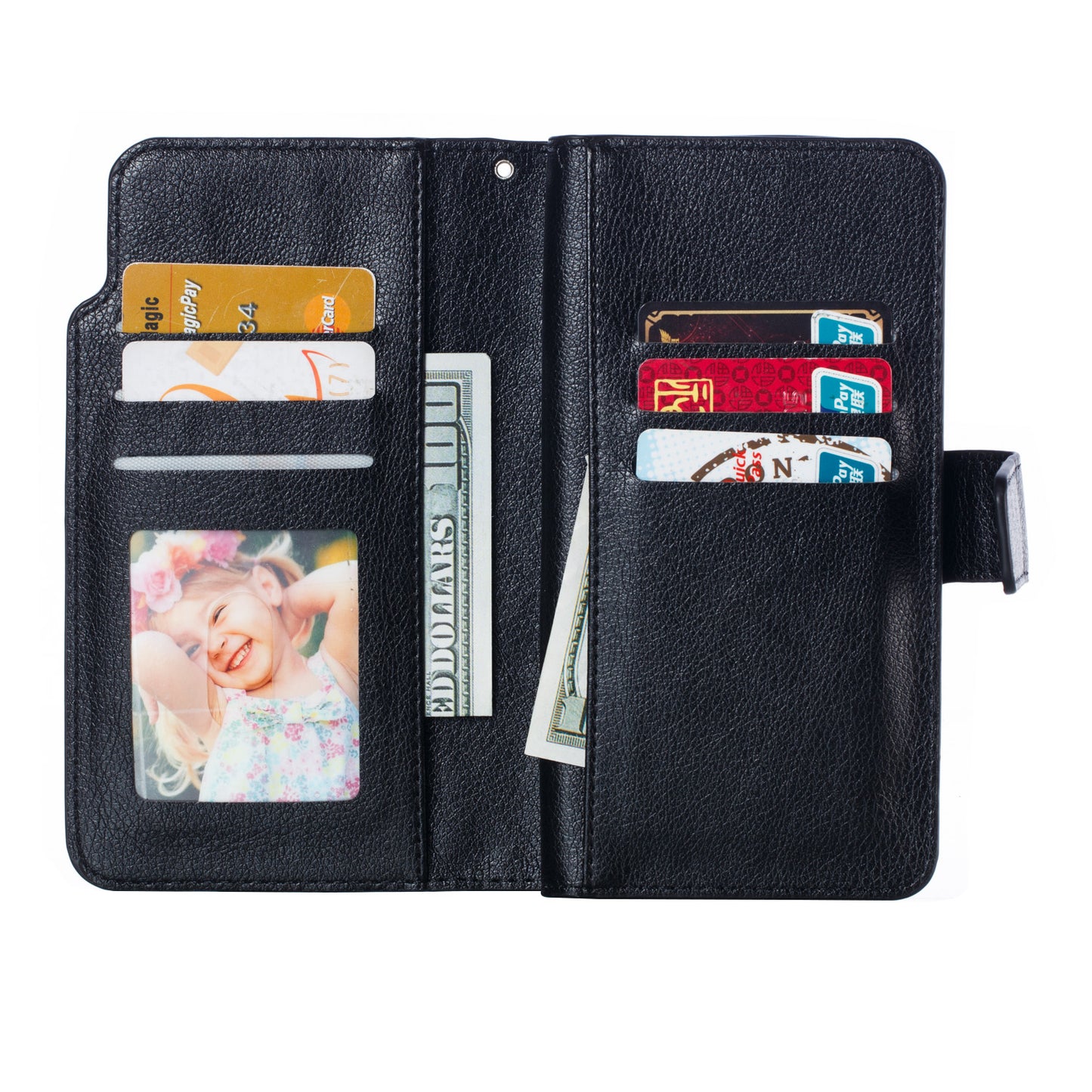 [9 Card Slots] Crazy Horse Leather Wallet Case for Huawei P30 Pro