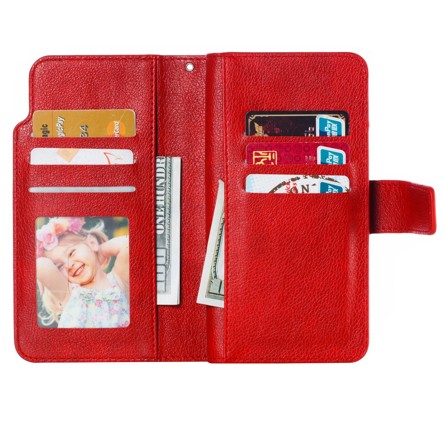 [9 Card Slots] Crazy Horse Leather Wallet Case for Huawei P30 Pro