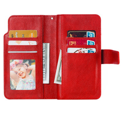 [9 Card Slots] Crazy Horse Leather Wallet Case for Huawei P30 Pro