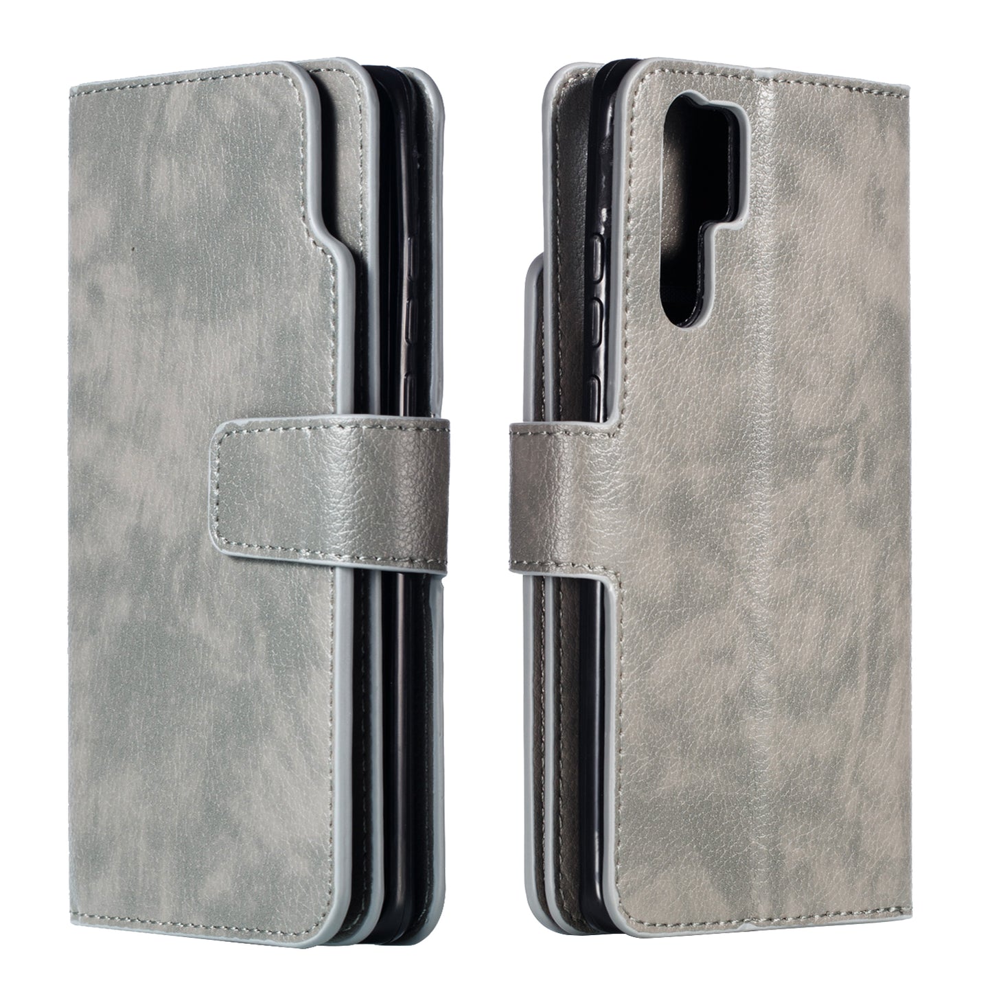 [9 Card Slots] Crazy Horse Leather Wallet Case for Huawei P30 Pro