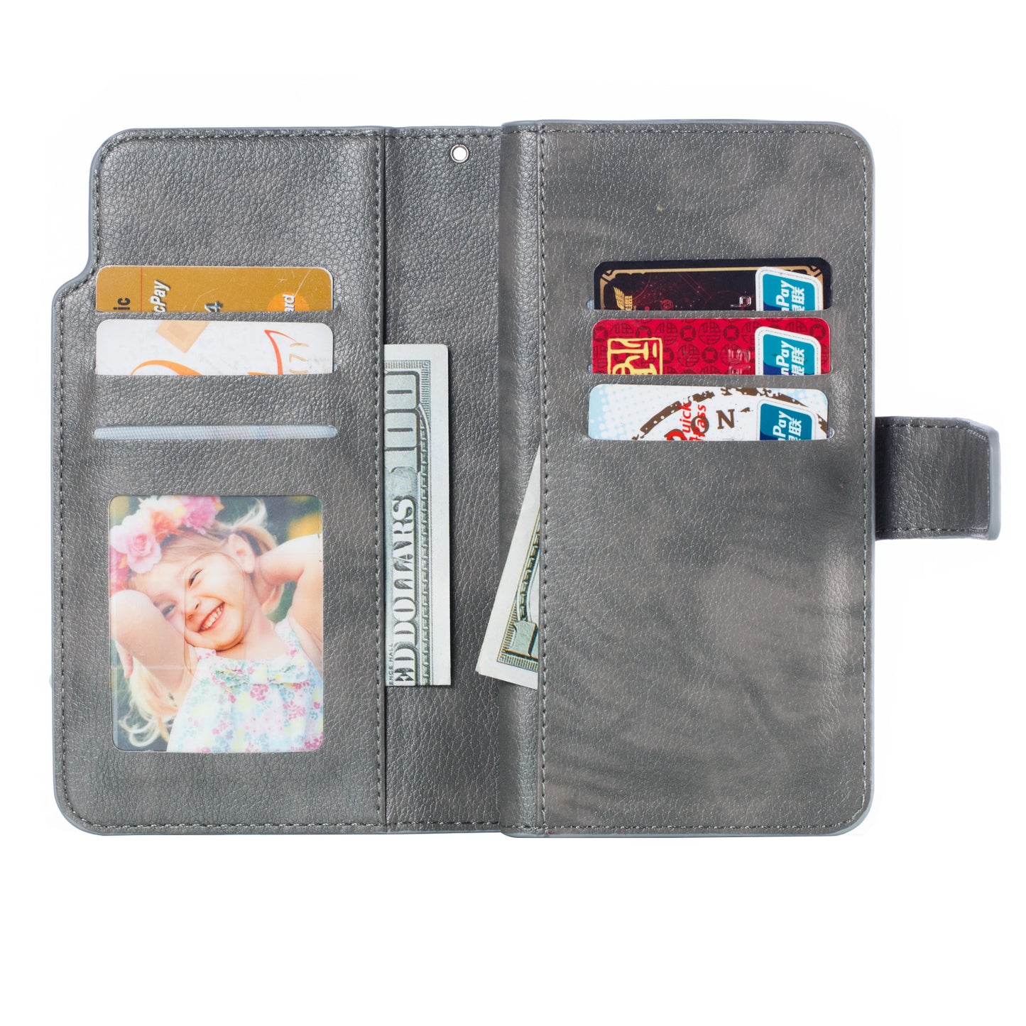 [9 Card Slots] Crazy Horse Leather Wallet Case for Huawei P30 Pro