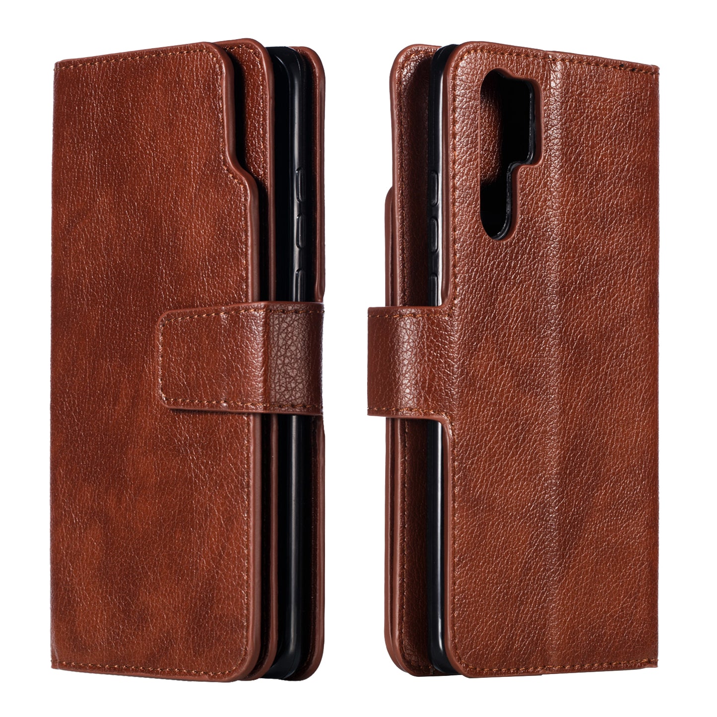 [9 Card Slots] Crazy Horse Leather Wallet Case for Huawei P30 Pro