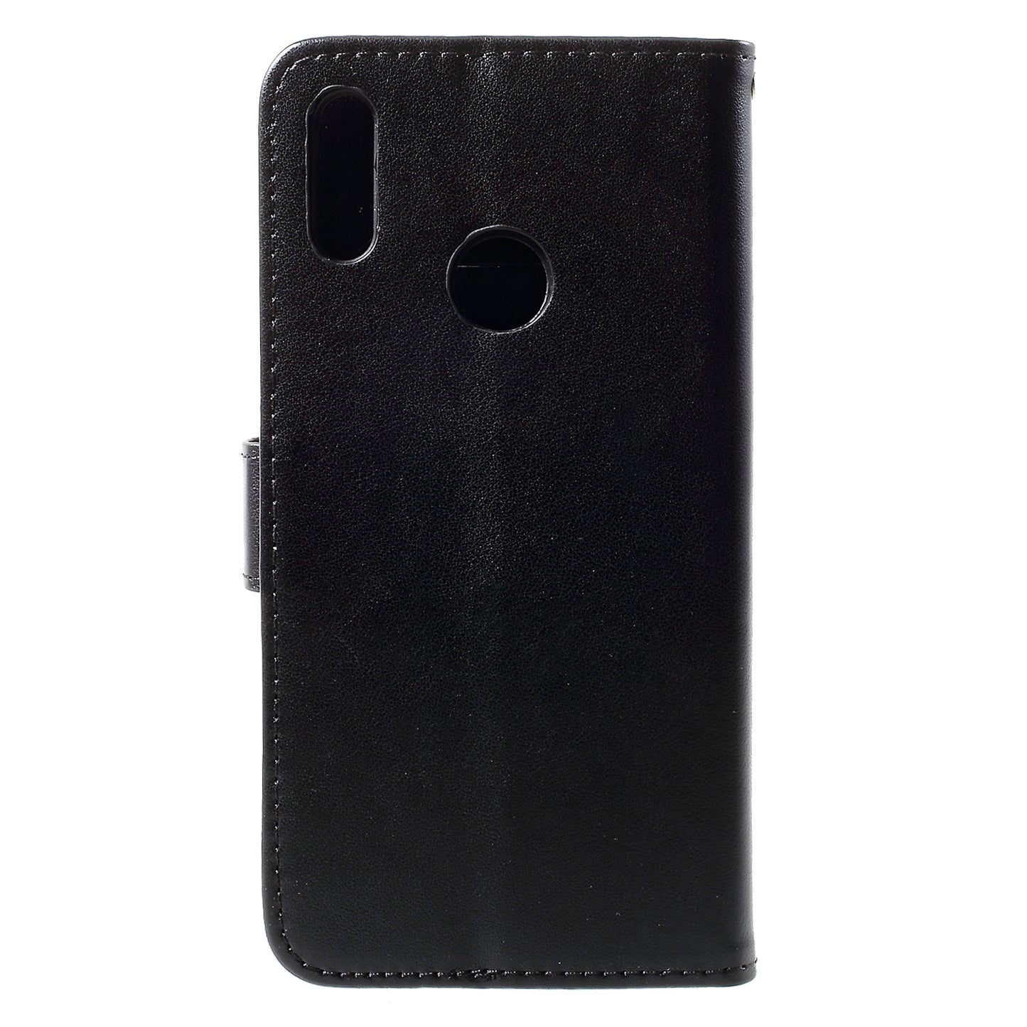 For Huawei Y7 (2019) Imprint Butterfly Flower Leather Phone Case [Wallet Stand]