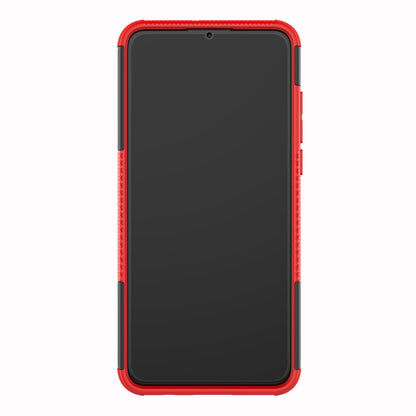 For Huawei P30 Lite Cool Tyre Kickstand PC + TPU Hybrid Protection Case Cover