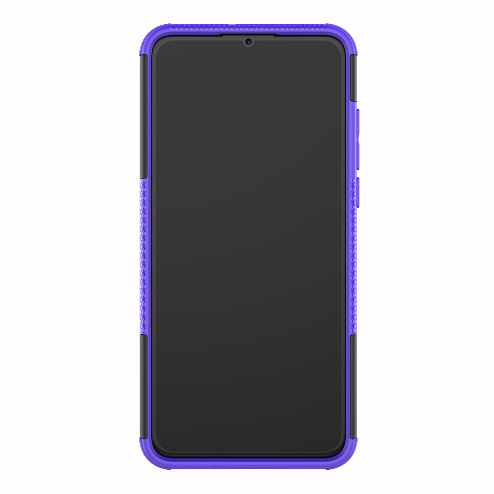 For Huawei P30 Lite Cool Tyre Kickstand PC + TPU Hybrid Protection Case Cover